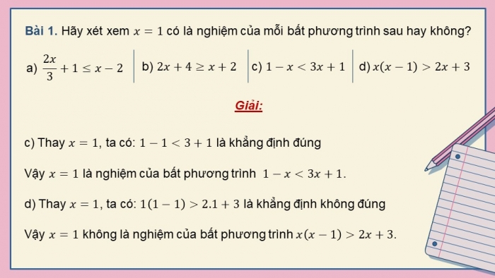 Giáo án PPT dạy thêm Toán 9 Cánh diều Bài 2: Bất phương trình bậc nhất một ẩn