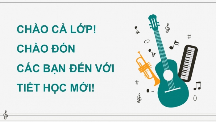 Giáo án điện tử Âm nhạc 9 cánh diều Bài 2 Tiết 1: Luyện đọc quãng theo mẫu, Bài đọc nhạc số 1, Bài hoà tấu số 1