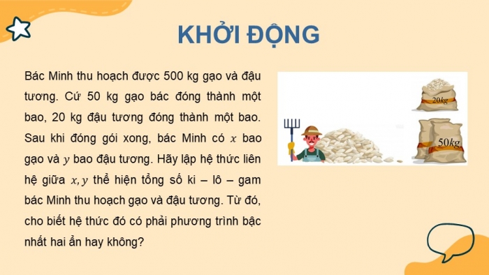 Giáo án PPT dạy thêm Toán 9 Kết nối bài 1: Khái niệm phương trình và hệ hai phương trình bậc nhất hai ẩn