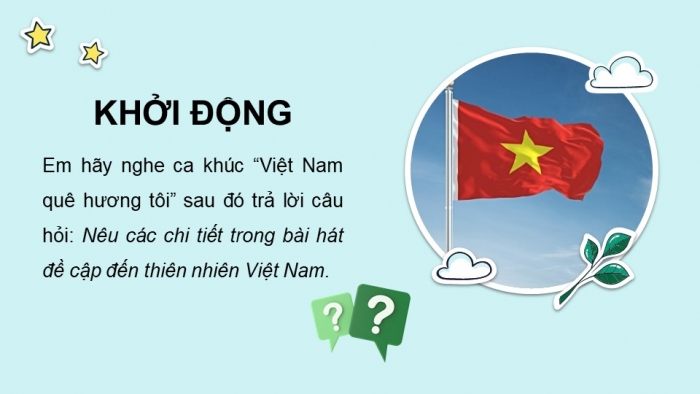 Giáo án điện tử Lịch sử và Địa lí 5 kết nối Bài 2: Thiên nhiên Việt Nam