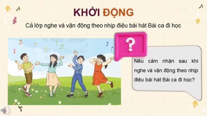 Giáo án điện tử Âm nhạc 5 kết nối Tiết 1: Lí thuyết âm nhạc Trọng âm, phách, vạch nhịp, ô nhịp; Đọc nhạc Bài số 1