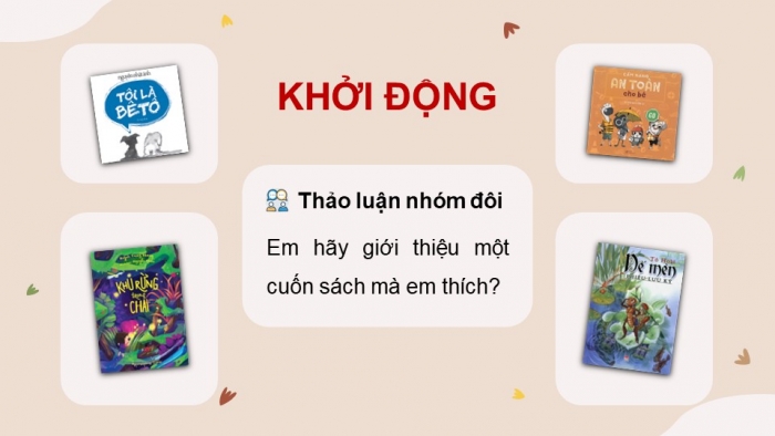 Giáo án PPT dạy thêm Tiếng Việt 5 Kết nối bài 23: Bài đọc Giới thiệu sách Dế Mèn phiêu lưu kí. Luyện tập về dấu gạch ngang. Viết đoạn văn thể hiện tình cảm, cảm xúc về một câu chuyện