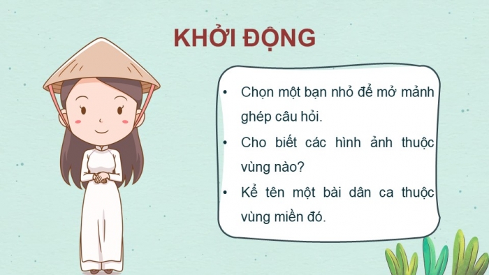 Giáo án điện tử Âm nhạc 5 kết nối Tiết 6: Ôn bài hát Lí đất giồng, Nhạc cụ Nhạc cụ thể hiện tiết tấu và nhạc cụ thể hiện giai điệu