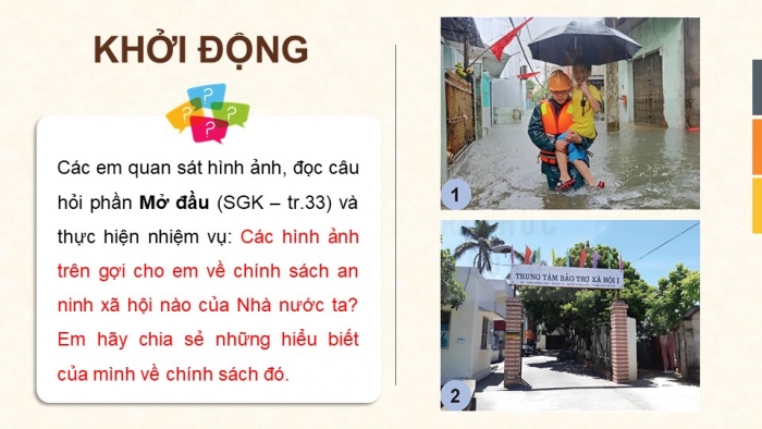 Giáo án điện tử Kinh tế pháp luật 12 kết nối Bài 4: An sinh xã hội