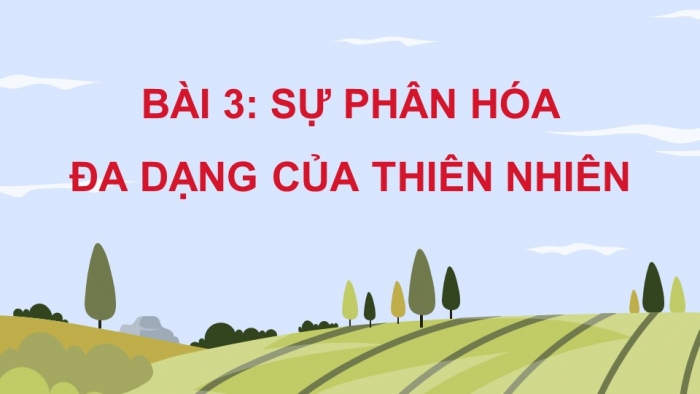 Giáo án điện tử Địa lí 12 chân trời Bài 3: Sự phân hoá đa dạng của thiên nhiên (bổ sung)