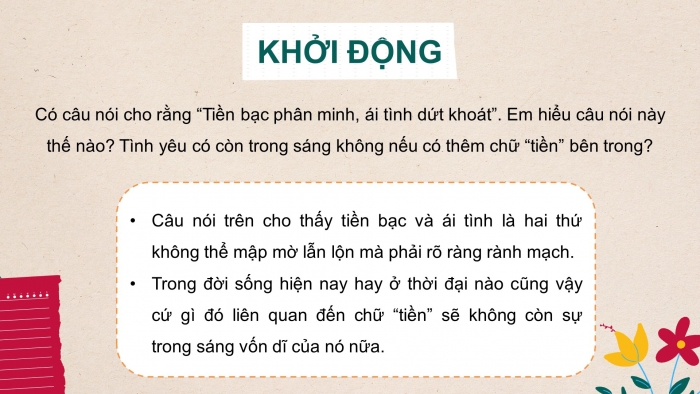 Giáo án PPT dạy thêm Ngữ văn 12 chân trời Bài 5: Tiền bạc và tình ái (Mô-li-e)