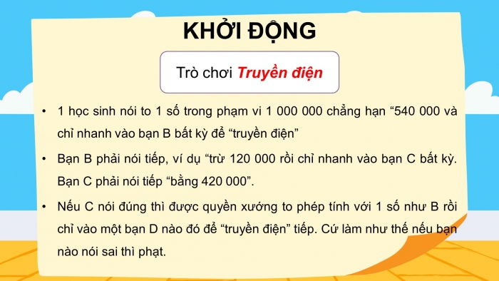 Giáo án PPT dạy thêm Toán 5 Cánh diều bài 2: Ôn tập về các phép tính với số tự nhiên