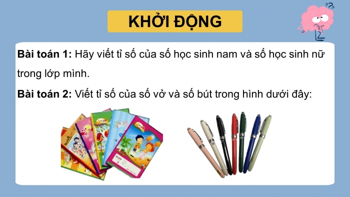 Giáo án PPT dạy thêm Toán 5 Cánh diều bài 6: Giới thiệu về tỉ số