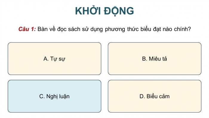 Giáo án PPT dạy thêm Ngữ văn 9 Cánh diều bài 5: Bàn về đọc sách (Chu Quang Tiềm)