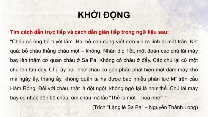 Giáo án PPT dạy thêm Ngữ văn 9 Chân trời bài 4: Ôn tập thực hành tiếng Việt