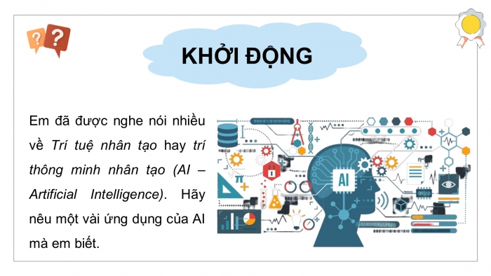 Giáo án điện tử Khoa học máy tính 12 kết nối Bài 1: Làm quen với Trí tuệ nhân tạo