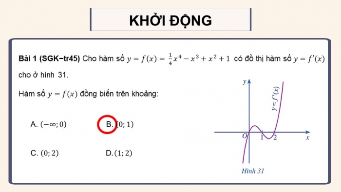 Giáo án điện tử Toán 12 cánh diều Bài tập cuối chương I