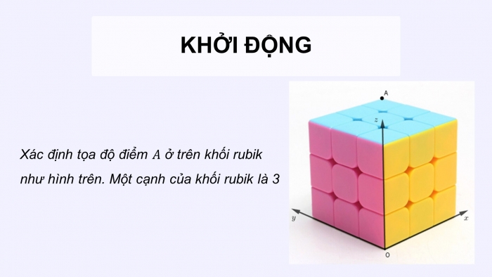 Giáo án PPT dạy thêm Toán 12 kết nối Bài 7: Hệ trục toạ độ trong không gian