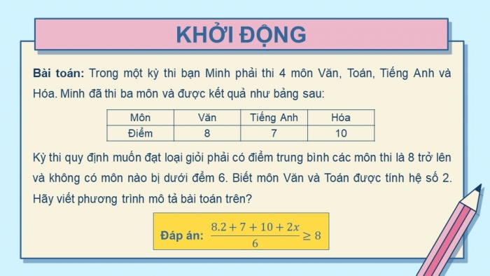 Giáo án PPT dạy thêm Toán 9 Cánh diều Bài 2: Bất phương trình bậc nhất một ẩn