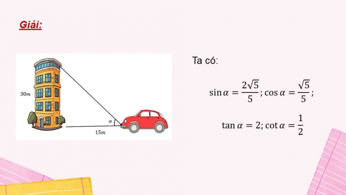 Giáo án PPT dạy thêm Toán 9 Kết nối bài 11: Tỉ số lượng giác của góc nhọn