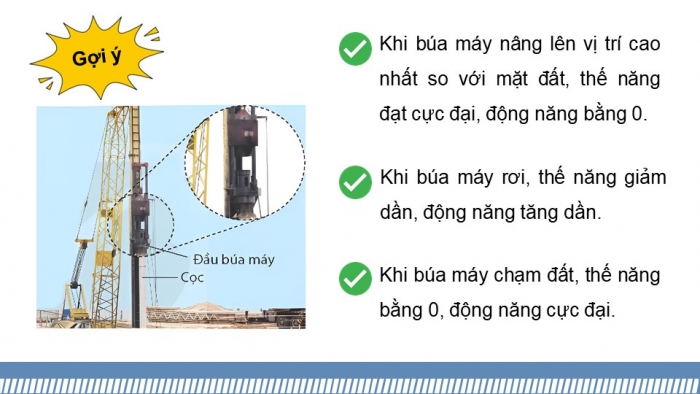 Giáo án điện tử KHTN 9 kết nối - Phân môn Vật lí Bài 3: Cơ năng