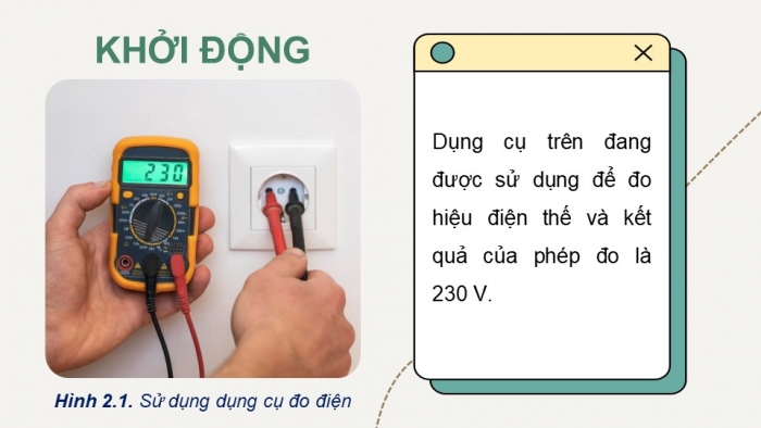 Giáo án điện tử Công nghệ 9 Lắp đặt mạng điện trong nhà Kết nối Bài 2: Dụng cụ đo điện cơ bản