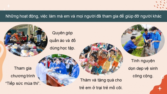 Giáo án điện tử Công dân 9 chân trời Bài 3: Tích cực tham gia các hoạt động cộng đồng