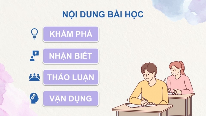 Giáo án điện tử Mĩ thuật 12 Hội hoạ Kết nối Bài 2: Tranh màu bột