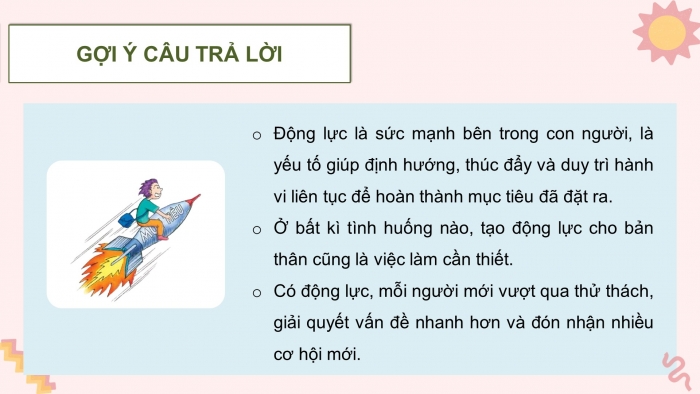 Giáo án điện tử Hoạt động trải nghiệm 9 chân trời bản 1 Chủ đề 1 Tuần 3