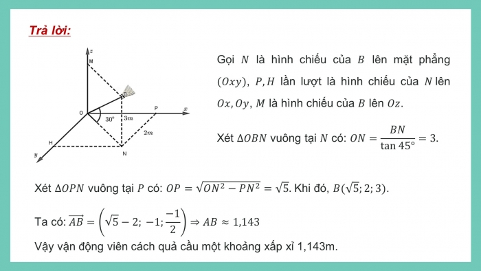 Giáo án PPT dạy thêm Toán 12 cánh diều Bài tập cuối chương II