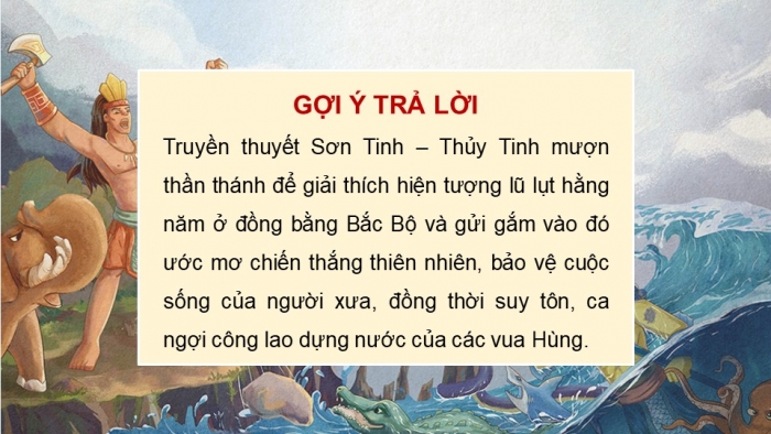 Giáo án PPT dạy thêm Ngữ văn 9 Kết nối bài 1: Sơn Tinh - Thuỷ Tinh (trích, Nguyễn Nhược Pháp)