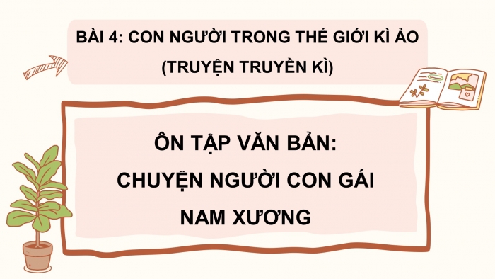 Giáo án PPT dạy thêm Ngữ văn 9 Chân trời bài 4: Chuyện người con gái Nam Xương (Nguyễn Dữ)