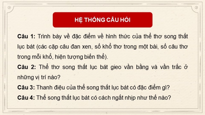 Giáo án PPT dạy thêm Ngữ văn 9 Kết nối bài 2: Nỗi niềm chinh phụ (trích Chinh phụ ngâm, nguyên tác của Đặng Trần Côn, bản dịch của Đoàn Thị Điểm (?))