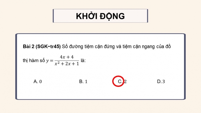 Giáo án điện tử Toán 12 cánh diều Bài tập cuối chương I