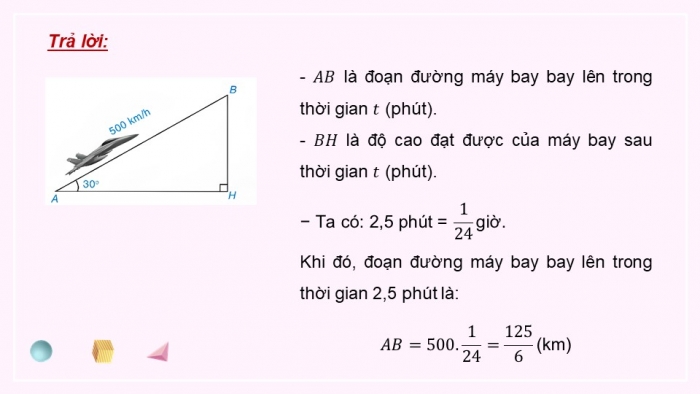 Giáo án PPT dạy thêm Toán 9 Cánh diều Bài 3: Ứng dụng của tỉ số lượng giác của góc nhọn