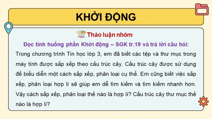 Giáo án điện tử Tin học 5 kết nối Bài 4: Cây thư mục