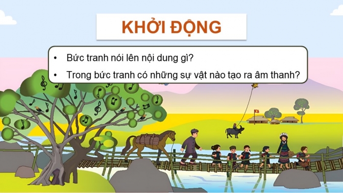 Giáo án điện tử Âm nhạc 5 chân trời Tiết 1: Khám phá Câu chuyện Sơn Ca cùng bạn đến trường, Hát Đường đến trường vui lắm!