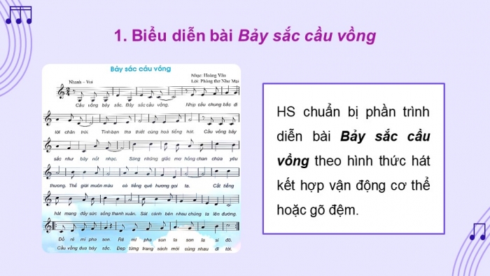 Giáo án điện tử Âm nhạc 9 kết nối Tiết 8: Vận dụng – Sáng tạo