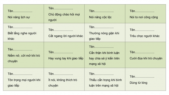 Giáo án điện tử Hoạt động trải nghiệm 9 chân trời bản 1 Chủ đề 2 Tuần 5