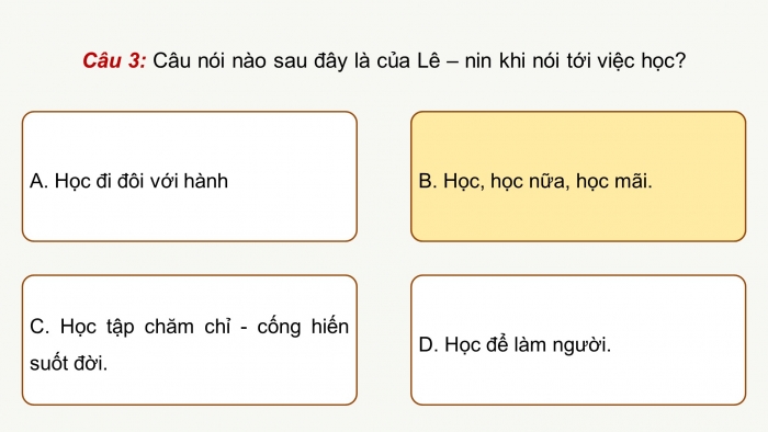 Giáo án PPT dạy thêm Ngữ văn 9 Cánh diều bài 5: Mục đích của việc học (Nguyễn Cảnh Toàn)