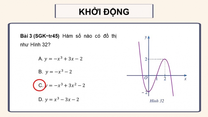 Giáo án điện tử Toán 12 cánh diều Bài tập cuối chương I