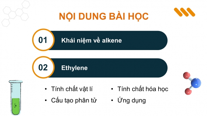 Giáo án điện tử KHTN 9 kết nối - Phân môn Hoá học Bài 24: Alkene