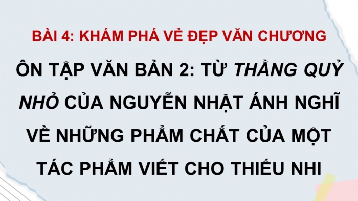 Giáo án PPT dạy thêm Ngữ văn 9 Kết nối bài 4: Từ 