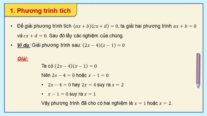 Giáo án PPT dạy thêm Toán 9 Kết nối bài 4: Phương trình quy về phương trình bậc nhất một ẩn