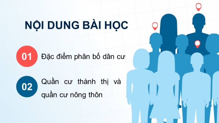 Giáo án điện tử Địa lí 9 chân trời Bài 2: Phân bố dân cư và các loại hình quần cư