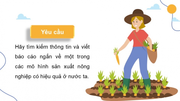 Giáo án điện tử Địa lí 9 chân trời Bài 5: Thực hành Viết báo cáo về một số mô hình sản xuất nông nghiệp có hiệu quả