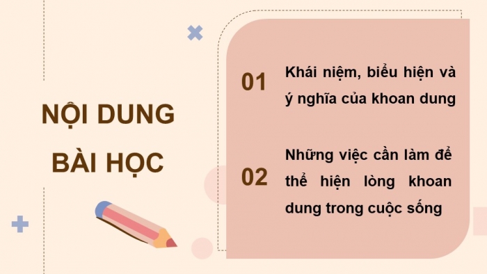 Giáo án điện tử Công dân 9 chân trời Bài 2: Khoan dung