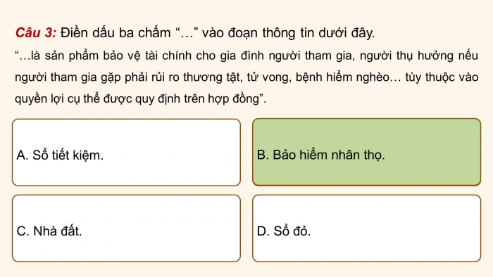 Giáo án điện tử Hoạt động trải nghiệm 12 chân trời bản 1 Chủ đề 5: Thực hiện kế hoạch tài chính trong cuộc sống