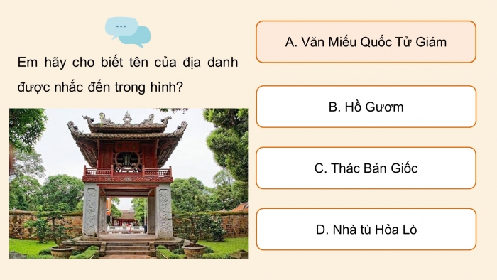 Giáo án PPT dạy thêm Ngữ văn 9 Chân trời bài 3: Viết bài văn thuyết minh về một danh lam thắng cảnh hay di tích lịch sử