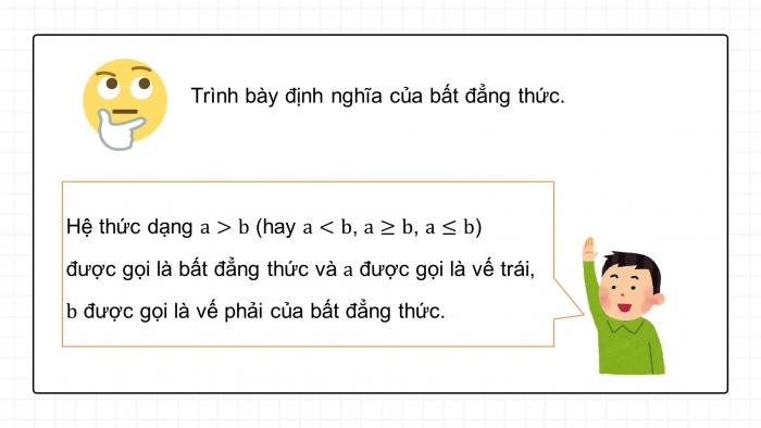 Giáo án PPT dạy thêm Toán 9 Chân trời bài 1: Bất đẳng thức