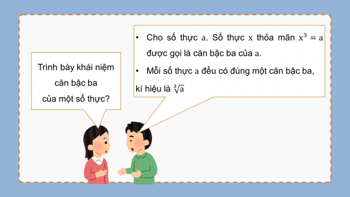 Giáo án PPT dạy thêm Toán 9 Chân trời bài 2: Căn bậc ba