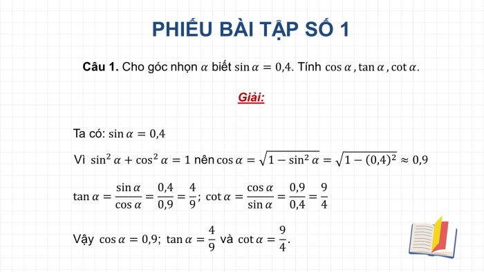 Giáo án PPT dạy thêm Toán 9 Cánh diều Bài tập cuối chương IV