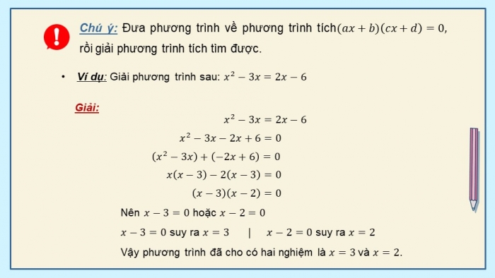 Giáo án PPT dạy thêm Toán 9 Kết nối bài 4: Phương trình quy về phương trình bậc nhất một ẩn