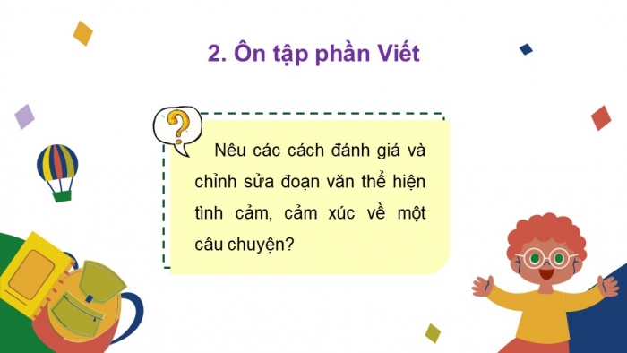 Giáo án PPT dạy thêm Tiếng Việt 5 Kết nối bài 24: Bài đọc Tinh thần học tập của nhà Phi-lít. Đánh giá, chỉnh sửa đoạn văn thể hiện tình cảm, cảm xúc về một câu chuyện