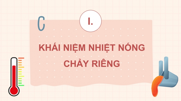 Giáo án điện tử Vật lí 12 kết nối Bài 5: Nhiệt nóng chảy riêng